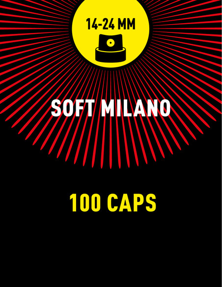 Soft Milano Grey Cap 100 box