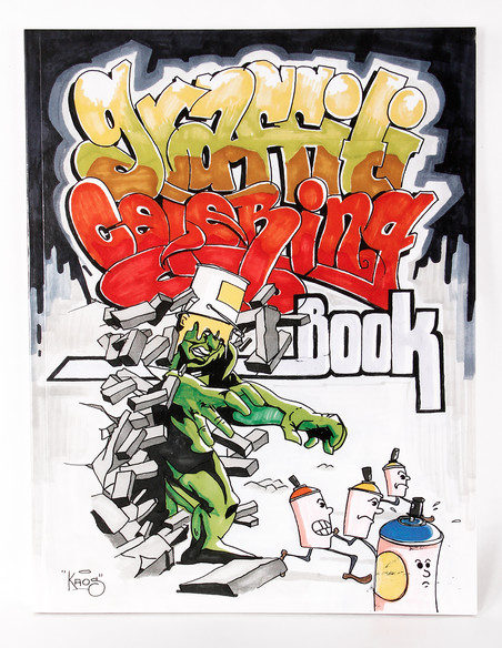 Graffiti Coloring Book 1