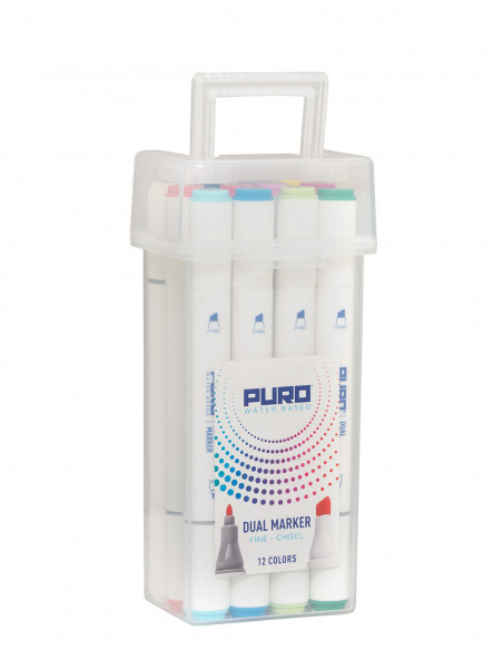 PURO Dual Marker Double Tip Fine Chisel